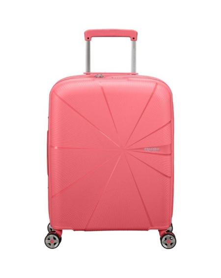 Maleta de Cabina American Tourister Starvibe Spinner 55cm/ 55x40x20cm/ 4 Ruedas/ Coral