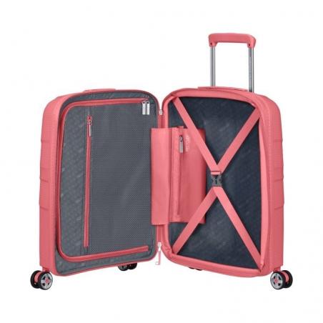 Maleta de Cabina American Tourister Starvibe Spinner 55cm/ 55x40x20cm/ 4 Ruedas/ Coral