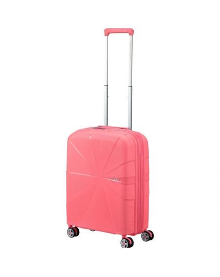 Maleta de Cabina American Tourister Starvibe Spinner 55cm/ 55x40x20cm/ 4 Ruedas/ Coral