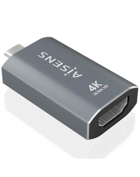 Adaptador USB Tipo-C Aisens A109-0862/ USB Tipo-C Macho/ HDMI 4K Hembra