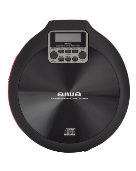 Reproductor de CD/CDR/MP3 Aiwa Walk PCD-810RD/ Rojo