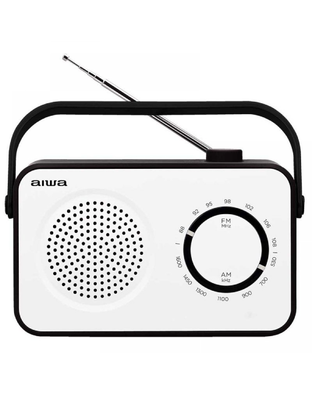 Radio Portátil Aiwa R-190BW/ 2W/ Blanco