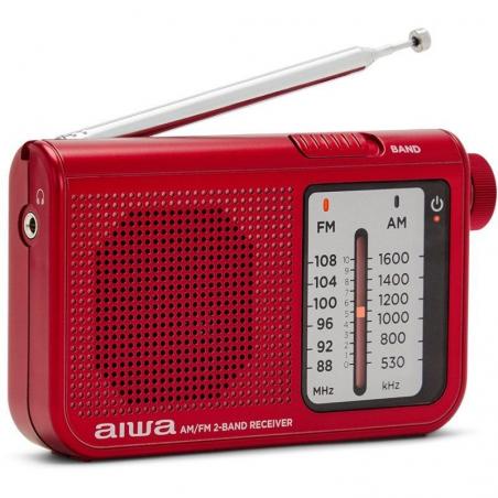 Radio Portátil Aiwa RS-55RD/ Rojo