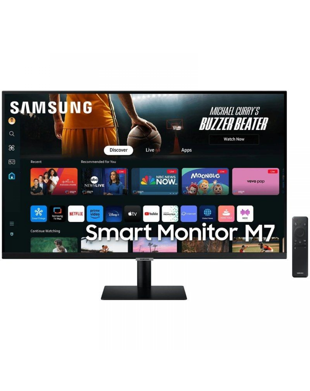Smart Monitor Samsung M7 S32DM700UU 32'/ 4K/ Smart TV/ Multimedia/ Negro