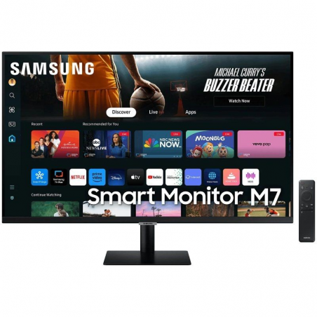 Smart Monitor Samsung M7 S32DM700UU 32'/ 4K/ Smart TV/ Multimedia/ Negro