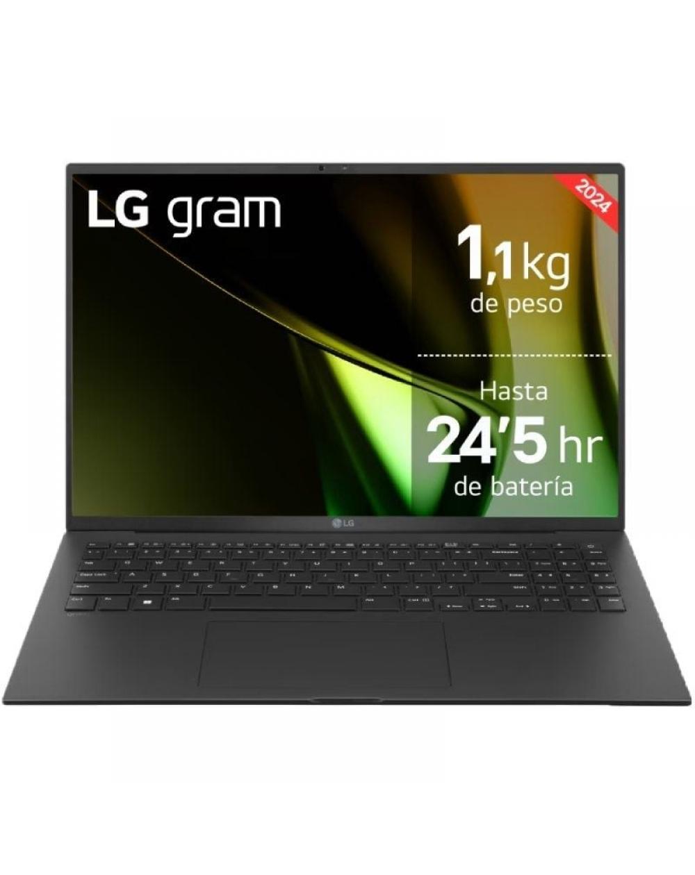 Portátil LG Gram 16ZD90S-G.AX75B Intel Core Ultra 7-155H/ 16GB/ 512GB SSD/ 16'/ Sin Sistema Operativo