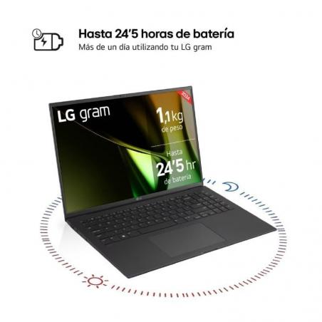 Portátil LG Gram 17Z90S-G.AD7BB  Intel Core Ultra 7-155H/ 32GB/ 2TB SSD/ 17'/ Win11