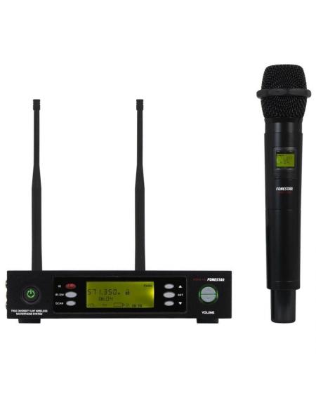 Micrófono Inalámbrico de Mano UHF MSH-887-570/ Incluye Receptor