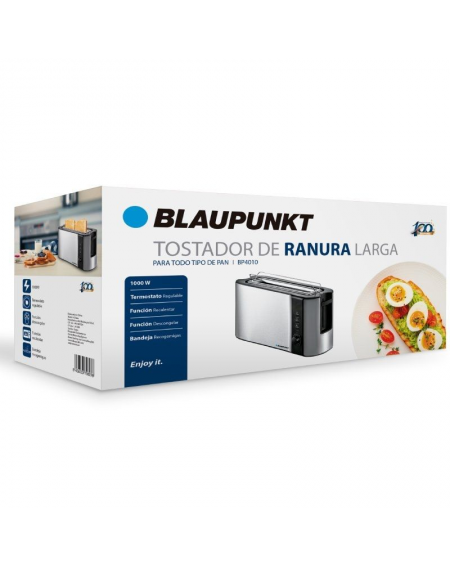 Tostador Blaupunkt BP4010/ 1000W/ Acero Inoxidable