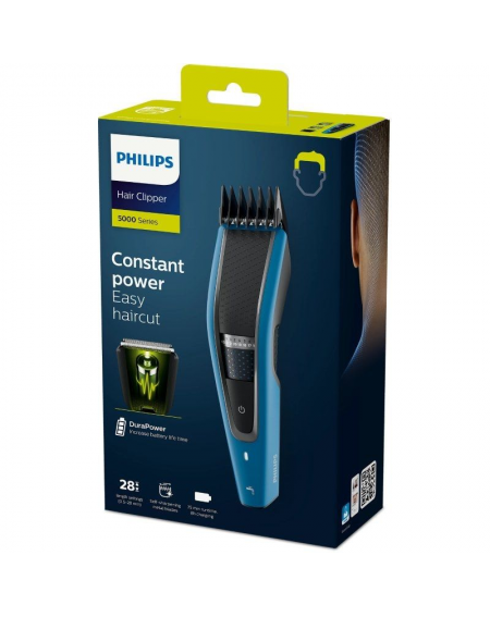 Cortapelos Philips Hairclipper Series 5000 HC5612/15 con Batería/ con Cable/ 3 Accesorios