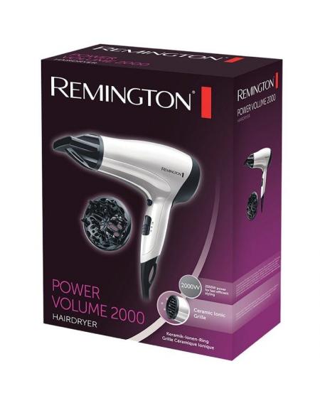 Secador Remington Power Volume 2000/ 2000W/ Iónico/ Blanco