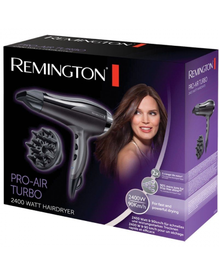 Secador Remington Pro-Air Turbo/ 2400W/ Negro