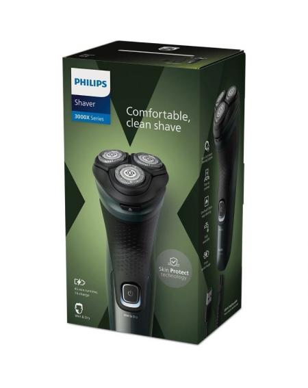 Afeitadora Philips Shaver Series 3000X X3052/ con Batería/ 2 Accesorios