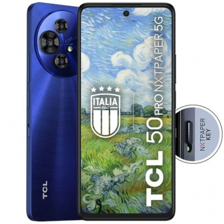 Smartphone TCL 50 PRO NXTPAPER 8GB/ 512GB/ 6.8'/ 5G/ Azul Medianoche