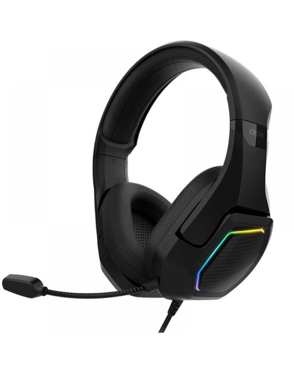 Auriculares Gaming con Micrófono Krom Kopa 7.1/ USB 2.0/ Negros