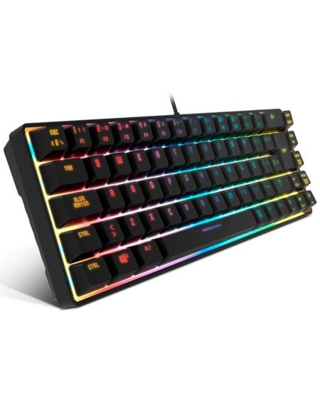 Teclado Gaming Krom Kalista/ Negro