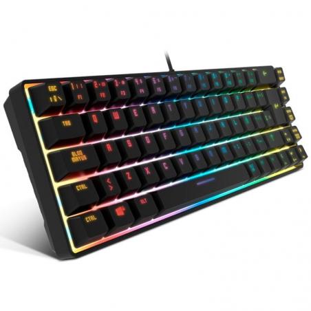 Teclado Gaming Krom Kalista/ Negro