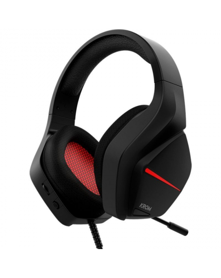 Auriculares Gaming con Micrófono Krom Kopa Move/ Jack 3.5/ Negros