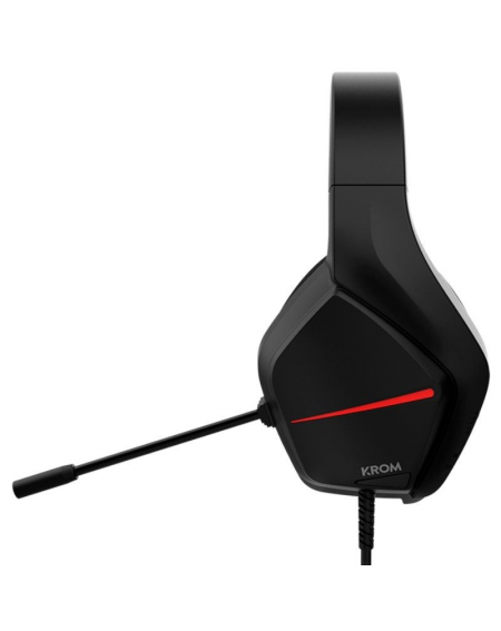 Auriculares Gaming con Micrófono Krom Kopa Move/ Jack 3.5/ Negros