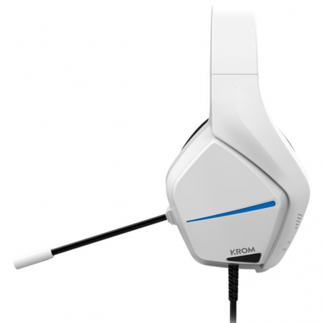 Auriculares Gaming con Micrófono Krom Kopa Move/ Jack 3.5/ Blancos