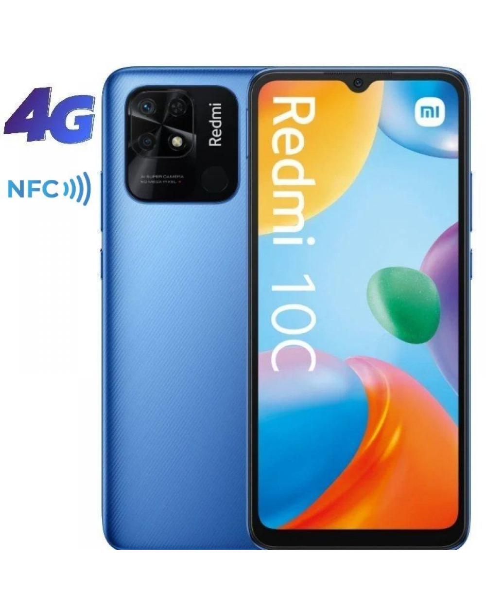 Smartphone Xiaomi Redmi 10C NFC 4GB/ 128GB/ 6.71'/ Azul Océano - Imagen 1