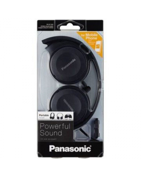 Auriculares Panasonic RP-HF100ME/ con Micrófono/ Jack 3.5/ Negros