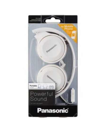 Auriculares Panasonic RP-HF100ME/ con Micrófono/ Jack 3.5/ Blancos