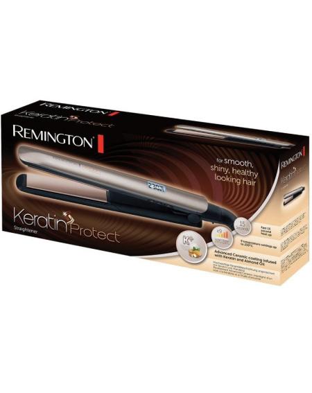 Plancha para el Pelo Remington Keratin Protect S8540/ Bronce