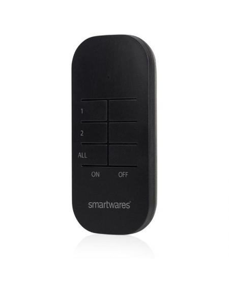 Set de Mini Enchufes para Exterior Smartwares SH4-99653/ Negros