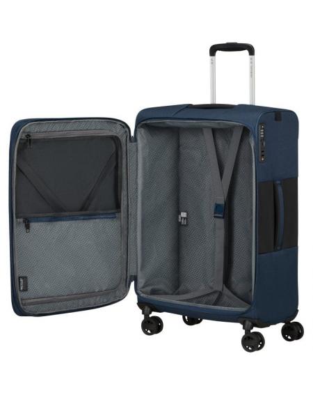 Maleta Mediana Samsonite Vaycay Spinner Expansible 66cm/ 66x43x30cm/ 4 Ruedas/ Azul Marino