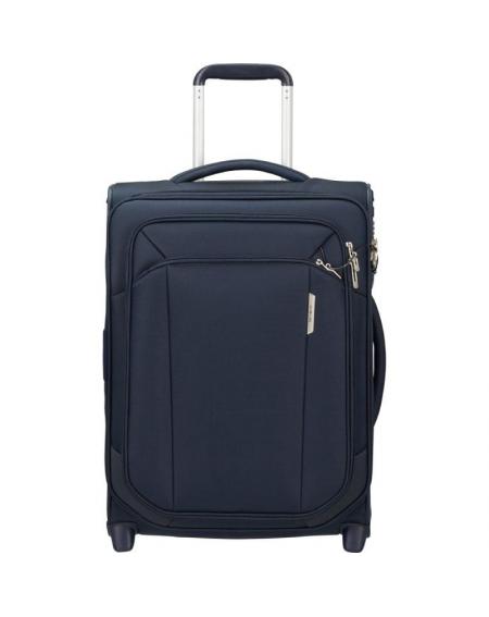 Maleta de Cabina Samsonite Respark Upright Expansible 55cm/ 55x40x27cm/ 2 Ruedas/ Azul Medianoche