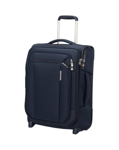 Maleta de Cabina Samsonite Respark Upright Expansible 55cm/ 55x40x27cm/ 2 Ruedas/ Azul Medianoche