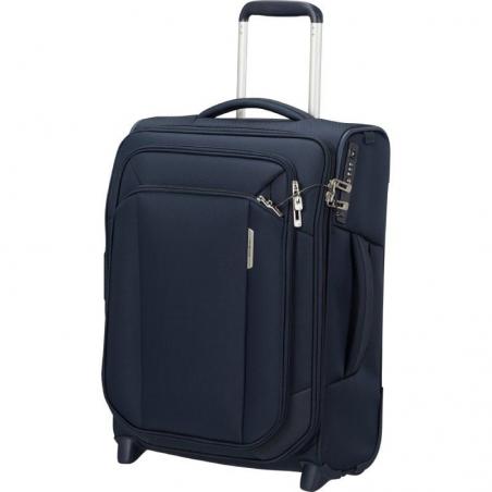 Maleta de Cabina Samsonite Respark Upright Expansible 55cm/ 55x40x27cm/ 2 Ruedas/ Azul Medianoche