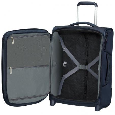 Maleta de Cabina Samsonite Respark Upright Expansible 55cm/ 55x40x27cm/ 2 Ruedas/ Azul Medianoche