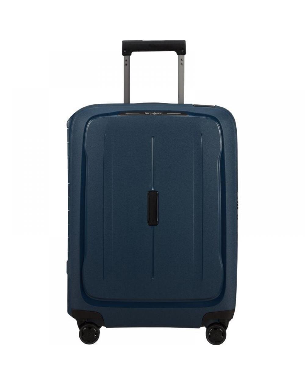 Maleta de Cabina Samsonite Essens Spinner 55cm/ 55x40x20cm/ 4 Ruedas/ Azul Medianoche