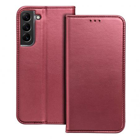 Funda COOL Flip Cover para Xiaomi Redmi 13C / 13C 5G / Poco C65 Liso Burgundy