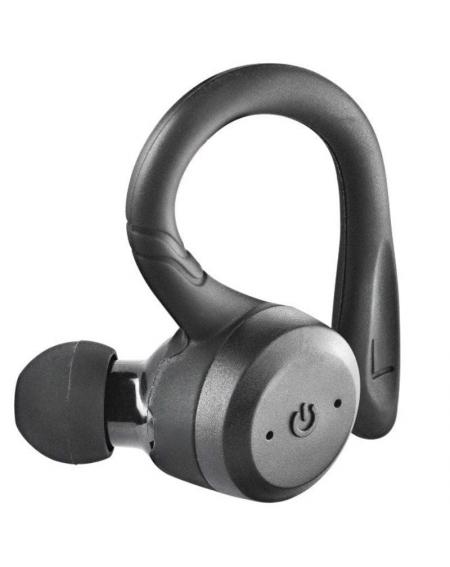 Auriculares Deportivos Bluetooth NGS Ártica Jogger con estuche de carga/ Autonomía 10h/ Negros