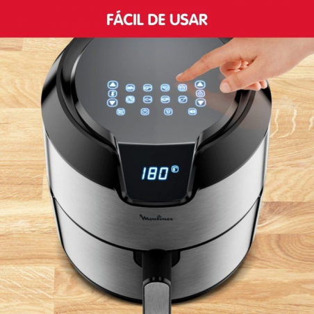 Freidora por Aire / Sin Aceite Moulinex Easy Fry Deluxe/ 1500W/ Capacidad 4.2L