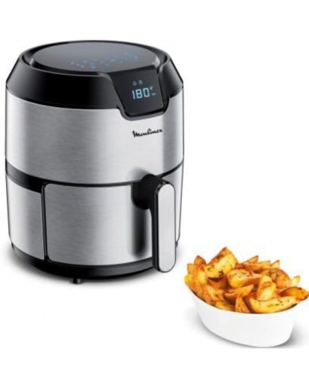 Freidora por Aire / Sin Aceite Moulinex Easy Fry Deluxe/ 1500W/ Capacidad 4.2L