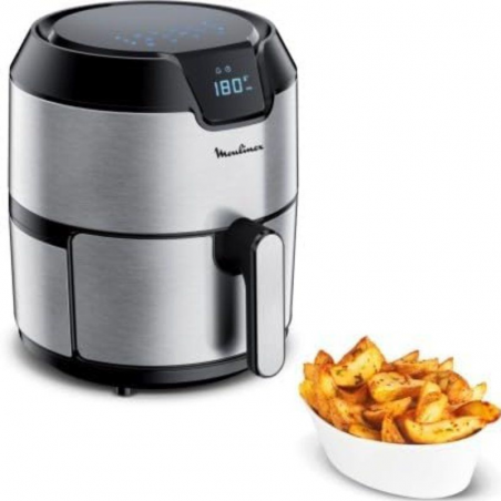 Freidora por Aire / Sin Aceite Moulinex Easy Fry Deluxe/ 1500W/ Capacidad 4.2L