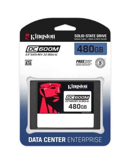 Disco SSD Kingston DC600M 480GB/ SATA III