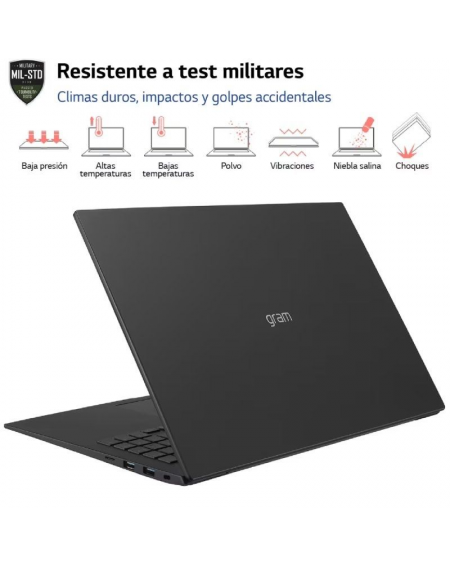 Portátil LG Gram 16Z90R-E AD78B Intel Core i7-1360P/ 32GB/ 1TB SSD/ GeForce RTX 3050/ 16'/ Win11