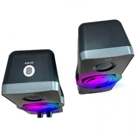 Altavoces Woxter Big Bass 95 RGB/ 20W/ 2.0