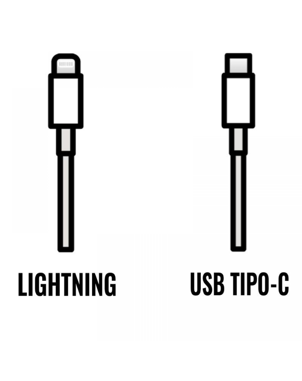 Cable Apple USB-C a Lightning/ 2m