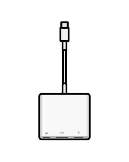 Adaptador usb-c digital Av Multiport Macbook v3 MW5M3ZM/A