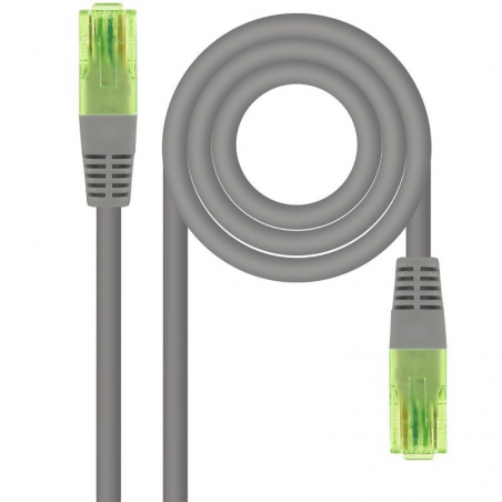 Cable de Red RJ45 UTP Nanocable 10.20.1410 Cat.6/ 10m/ Gris