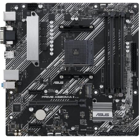 Placa Base Asus Prime A520M-A II/CSM Socket AM4/ Micro ATX