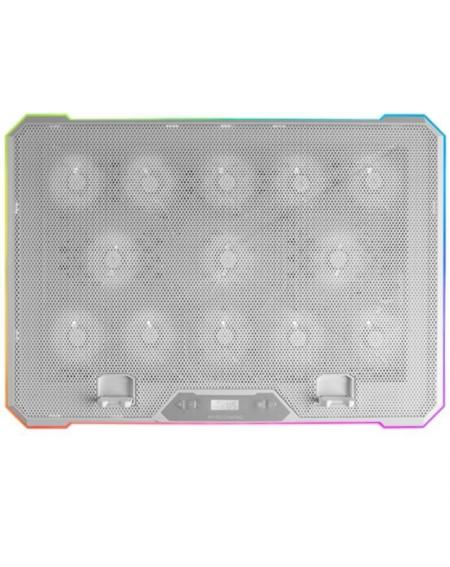 Soporte Refrigerante Mars Gaming MNBC13 para Portátiles hasta 17'/ Iluminación LED