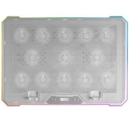 Soporte Refrigerante Mars Gaming MNBC13 para Portátiles hasta 17'/ Iluminación LED