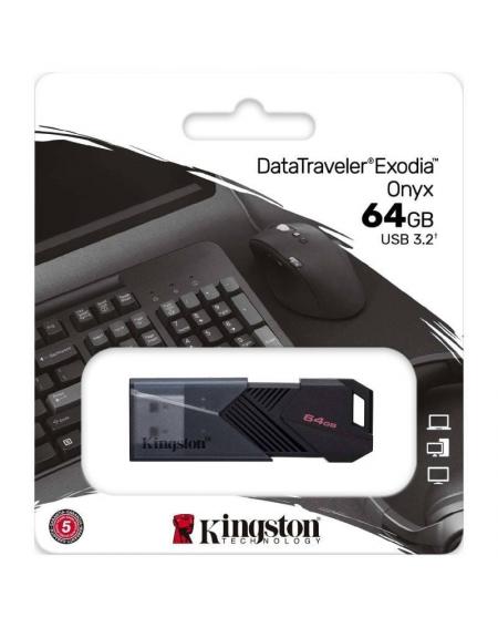 Pendrive 64GB Kingston DataTraveler Exodia Onyx USB 3.2